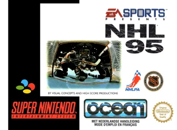 NHL 95 (Europe) box cover front